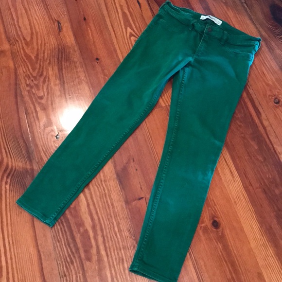 Abercrombie & Fitch Denim - Abercrombie & Fitch green jeans